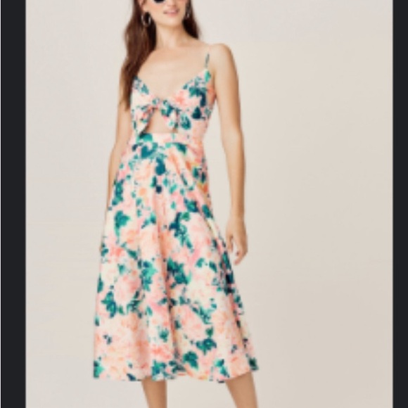 For Love and Lemons Floral Midi Dress - Picture 8 of 8